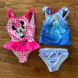 Bundle of Disney bathing suits